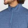 Huntley Sport Quarter Zip in Navy Heather - Image 4