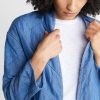 Jane Quilted Indigo Jacket - Image 3