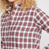 Kendall Button Down in Red Plaid - Image 9