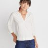Lenora Blouse in White - Image 4