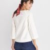 Lenora Blouse in White - Image 2