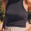 Lexi Rib Sun-In High Neck Crop Tank - Image 4