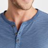 Lightweight Henley in Vintage Indigo Stripe - Image 4