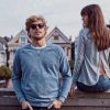 Adrian Crewneck in Denim Nep - Image 5