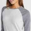Lightweight Baseball Raglan in Light Grey / Ash Heather - Image 6