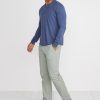 Lightweight Henley in Navy - Image 4