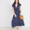 Maddie Wrap Dress in Ink - Image 6