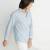 Madison Boyfriend Button Down in Menswear Stripe - Image 4