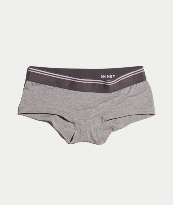 Maisie Boyshorts in Heather Grey