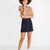 Maxine Mini Skirt in Navy - Image 4