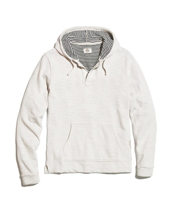 Beach Hoodie in Blue Stripe
