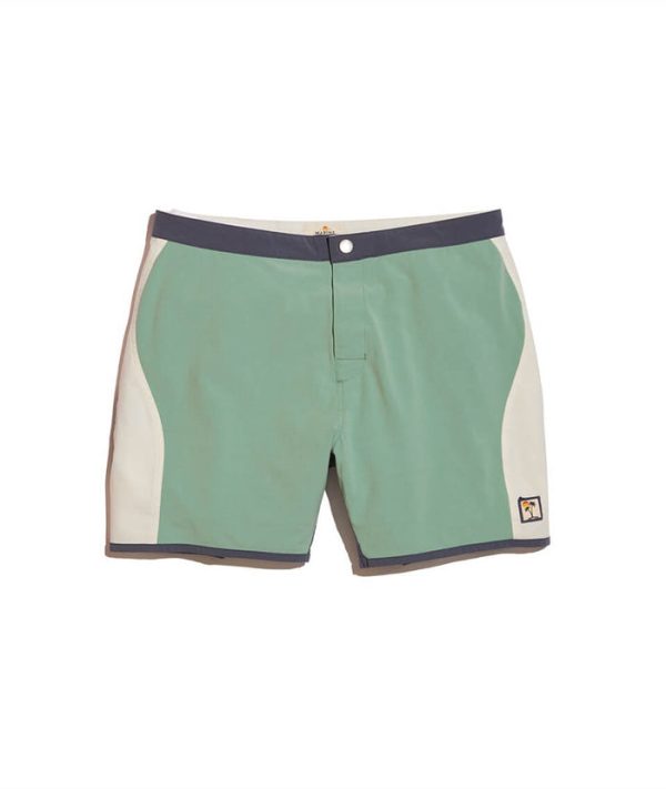 Bel-Air Boardies in  Green Colorblock