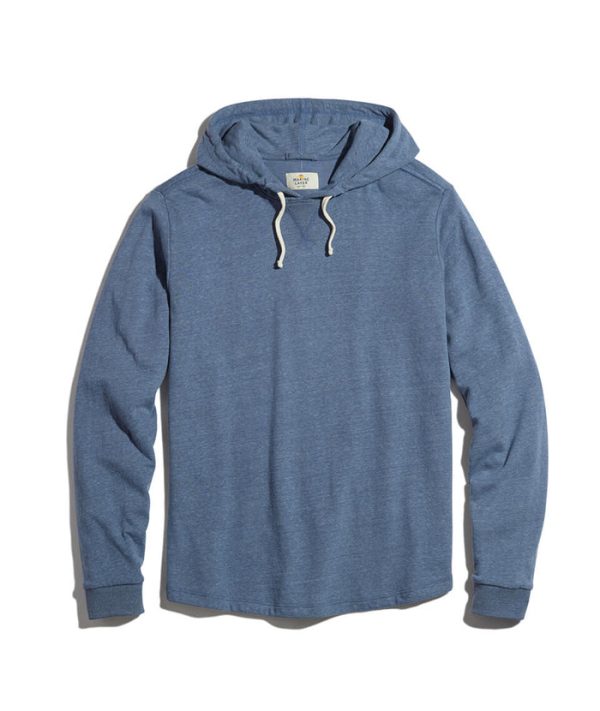 Double Knit Hoodie in Navy