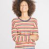 Merritt Crew in Rosewood Stripe - Image 2