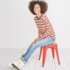 Merritt Crew in Rosewood Stripe - Image 5