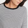 Merritt Crew in Black/White Stripe - Image 4