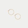 Kris Nations Small Simple Hoop Earrings - Image 2