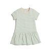 Mini T-Shirt Dress in Green Stripe - Image 2