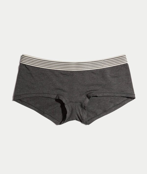 ML Boyshort in Charcoal