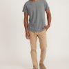 Saddle Hem Pocket Tee in Monument - Image 5