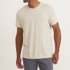Signature Crew Tee in Heather Oatmeal - Image 2