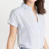 Paige Button Down in Aquifer - Image 3