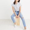 Paige Button Down in Aquifer - Image 5