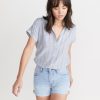 Levi's 501 Long Short in North Beach Blues - Image 3