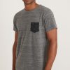 Signature Pocket Tee in Heather Grey Neps - Image 3