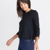 Polly Cropped Tunic in Graphite - Image 2