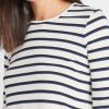Gigi Dress in White/Navy/Black - Image 5