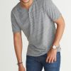 Shortsleeve Henley in Flax Grey - Image 2