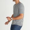 Shortsleeve Henley in Flax Grey - Image 4