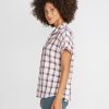 Presley Button Down in Rosewood Plaid - Image 2