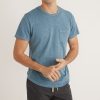 Vintage Heavy Slub Pocket Tee in Provincial Blue - Image 3