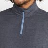 Huntley Sport Quarter Zip in Heather Grey - Image 3