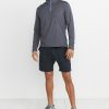 Huntley Sport Quarter Zip in Heather Grey - Image 4