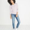 Radley Reversible Raglan in Merlot/White - Image 4