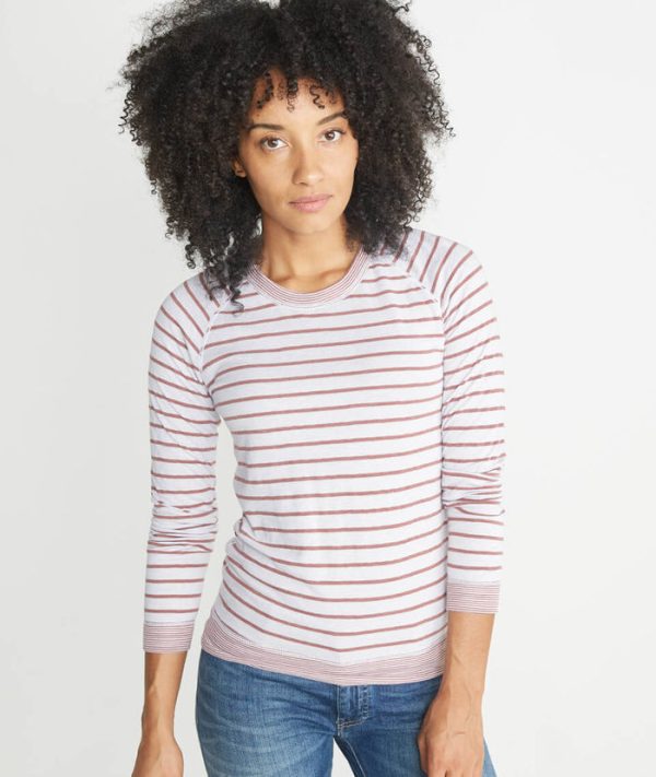 Radley Reversible Raglan in Merlot/White