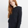 Regina Cowlneck Hoodie in Jet Black Heather - Image 4