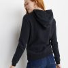 Regina Cowlneck Hoodie in Jet Black Heather - Image 2