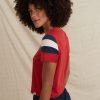 Re-Spun Banks Tee in Salsa - Image 2