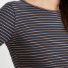 Rib Crew in Navy Blazer/Cashew - Image 2