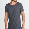 Saddle Pocket Tee in Charcoal - Image 2
