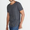 Saddle Pocket Tee in Charcoal - Image 3