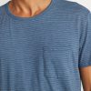 Saddle Pocket Tee in Bering Sea/Black Stripe - Image 4