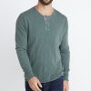 Lightweight Henley in Dusty Olive - Image 2