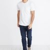 Saddle Pocket Tee in Natural - Image 4