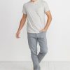 Saddle Pocket Tee - Natural/Black Stripe - Image 3