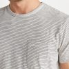 Saddle Pocket Tee - Natural/Black Stripe - Image 4